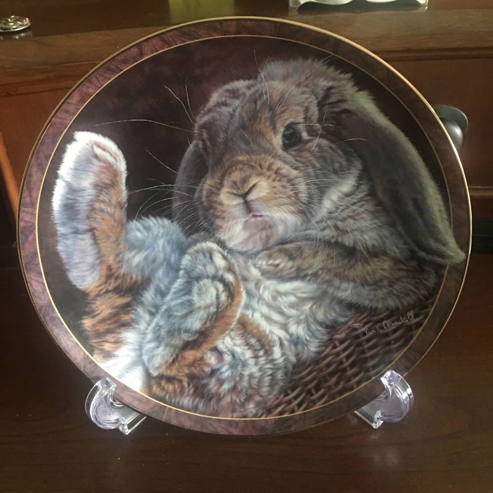 Bunny Tales “Foot Loose” Collectible plates